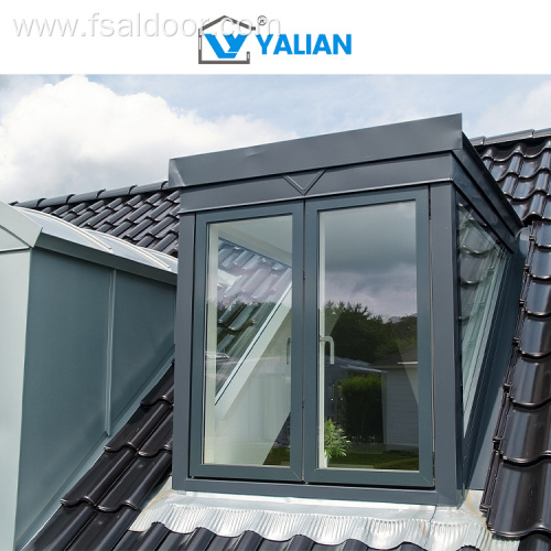 French Style Aluminum Alloy Casement Windows Thermal Break